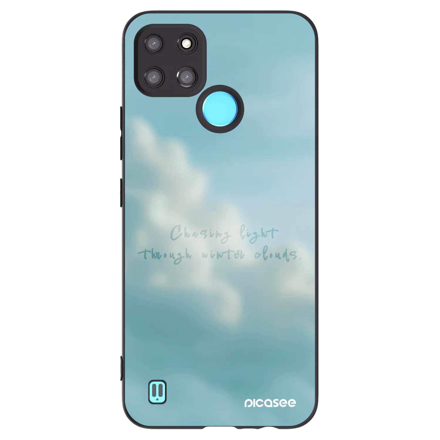 Picasee silikonový černý obal pro Realme C21Y - CHASiNG LIGHT