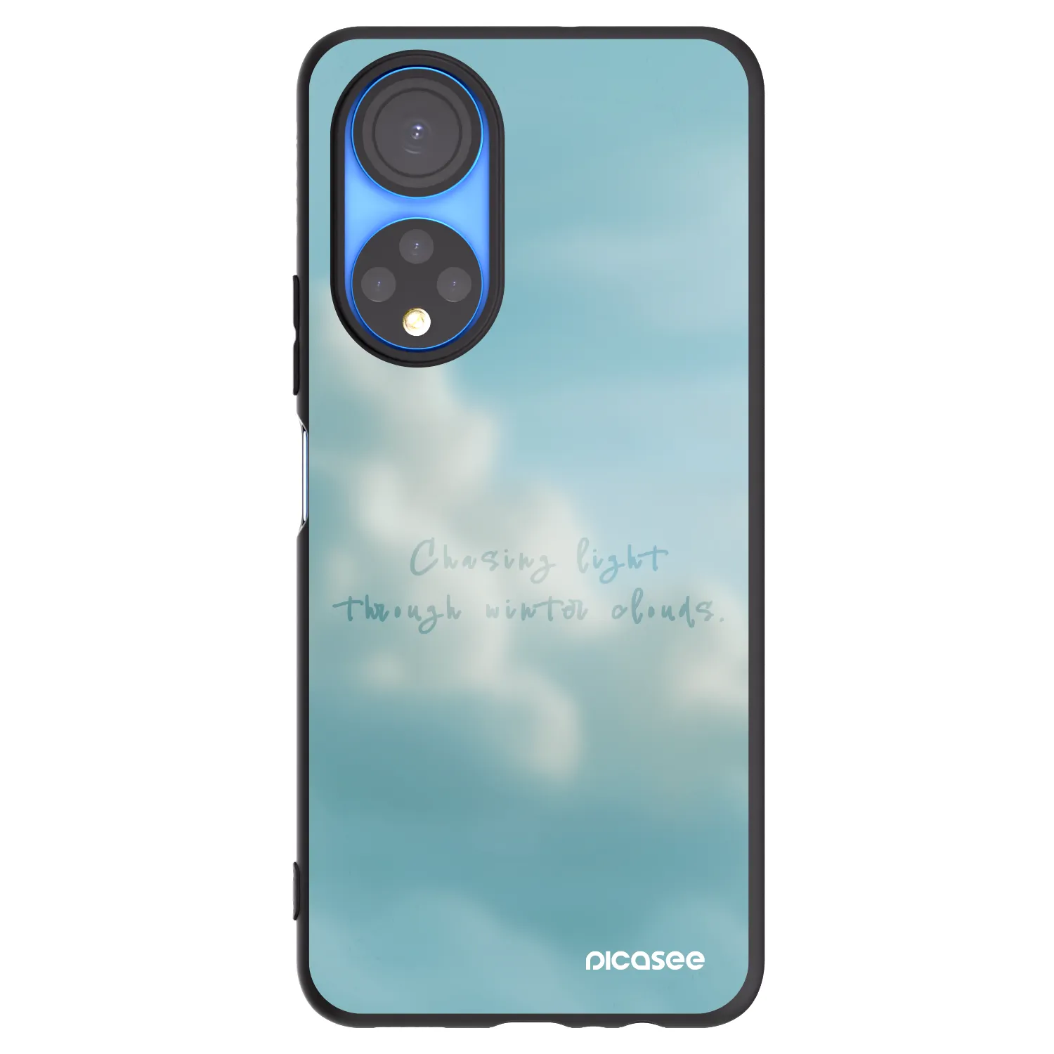 Picasee silikonový černý obal pro Honor X7 - CHASiNG LIGHT