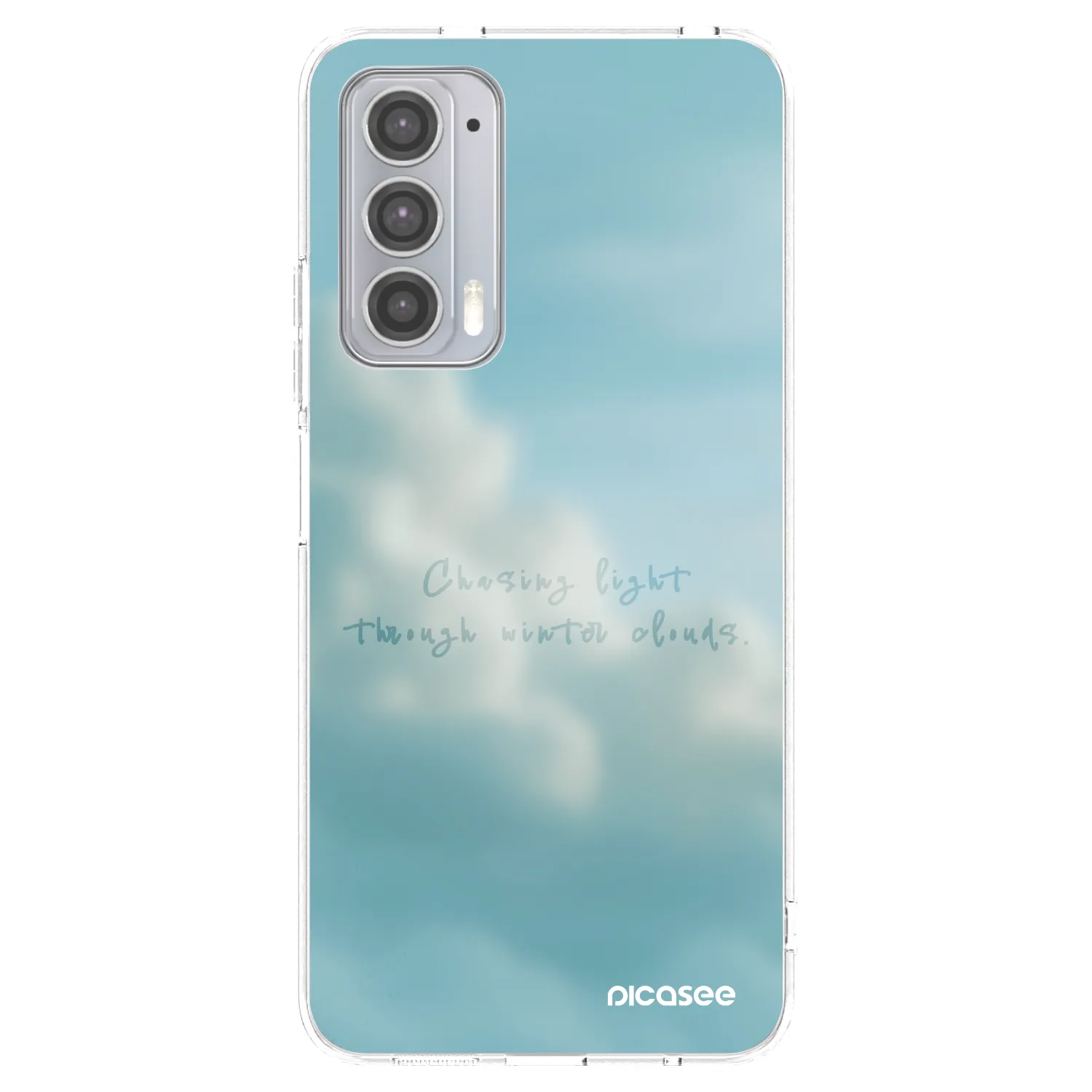 Picasee silikonový průhledný obal pro Motorola Edge 20 - CHASiNG LIGHT