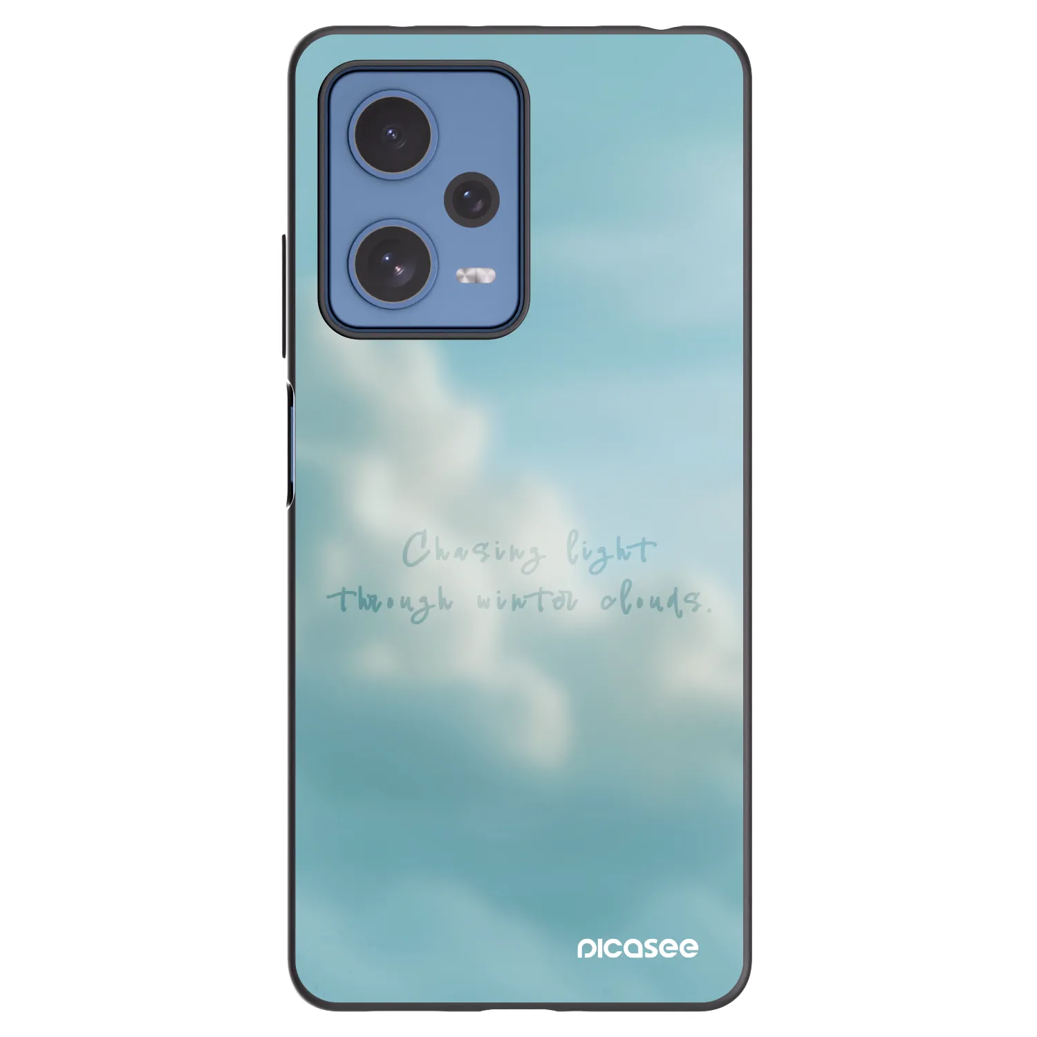 Picasee silikonový černý obal pro Xiaomi Redmi Note 12 Pro 5G - CHASiNG LIGHT