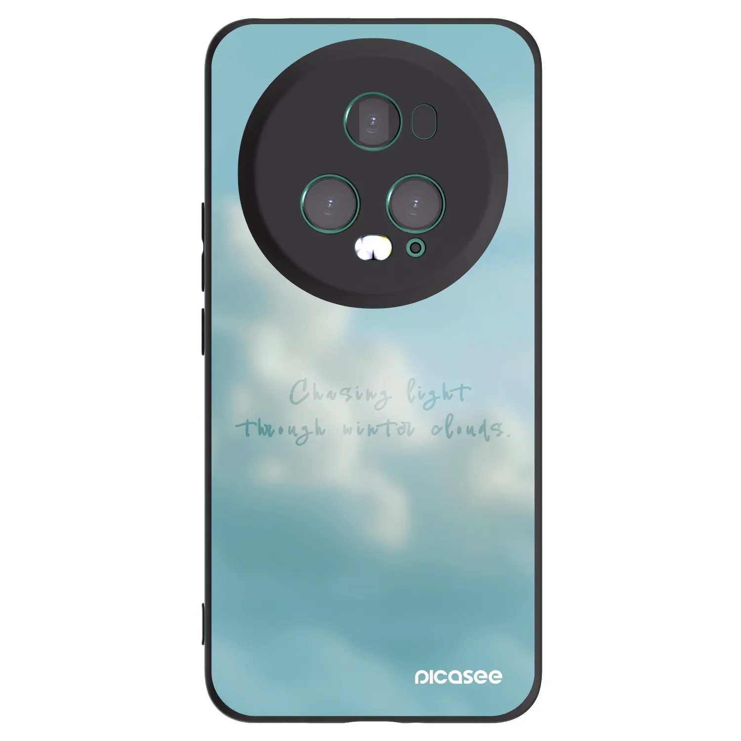 Picasee silikonový černý obal pro Honor Magic5 Pro - CHASiNG LIGHT