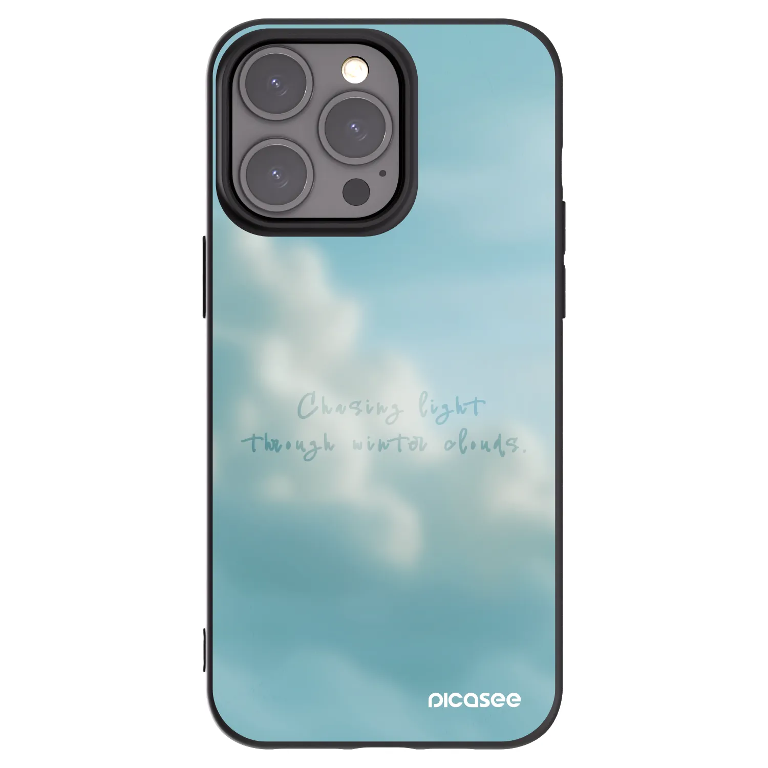 Picasee silikonový černý obal pro Apple iPhone 15 Pro Max - CHASiNG LIGHT