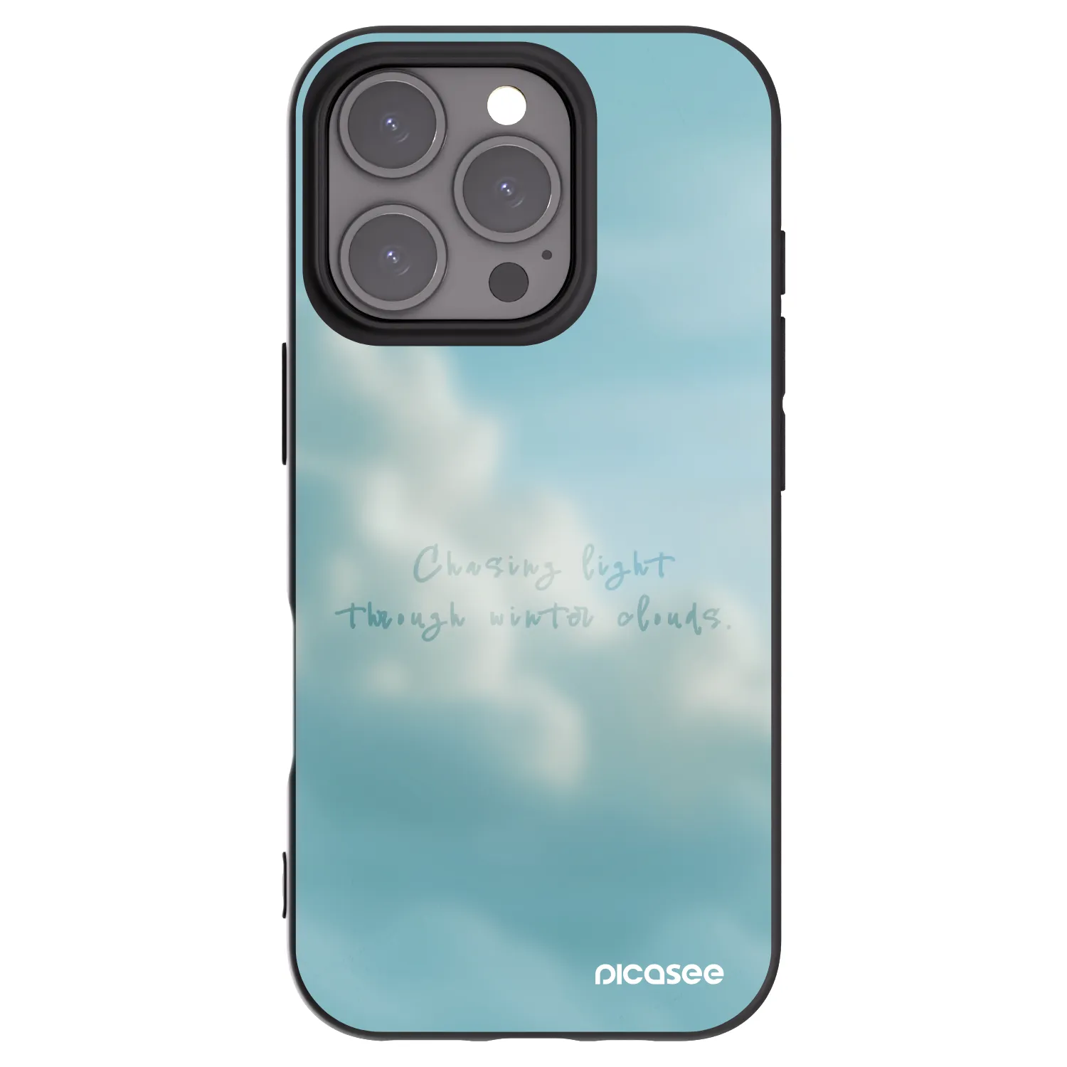 Picasee silikonový černý obal pro Apple iPhone 16 Pro - CHASiNG LIGHT