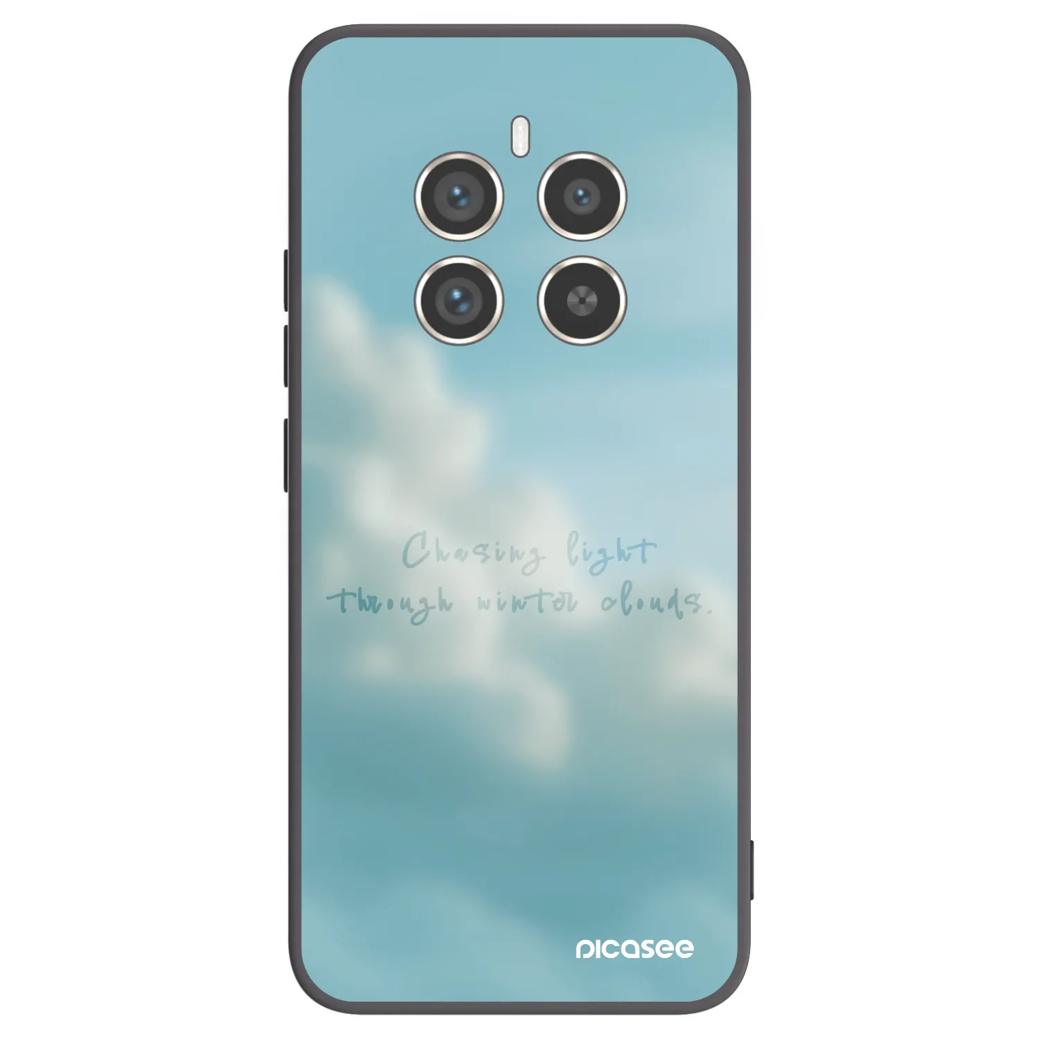 Picasee silikonový černý obal pro Realme 12 Pro 5G - CHASiNG LIGHT