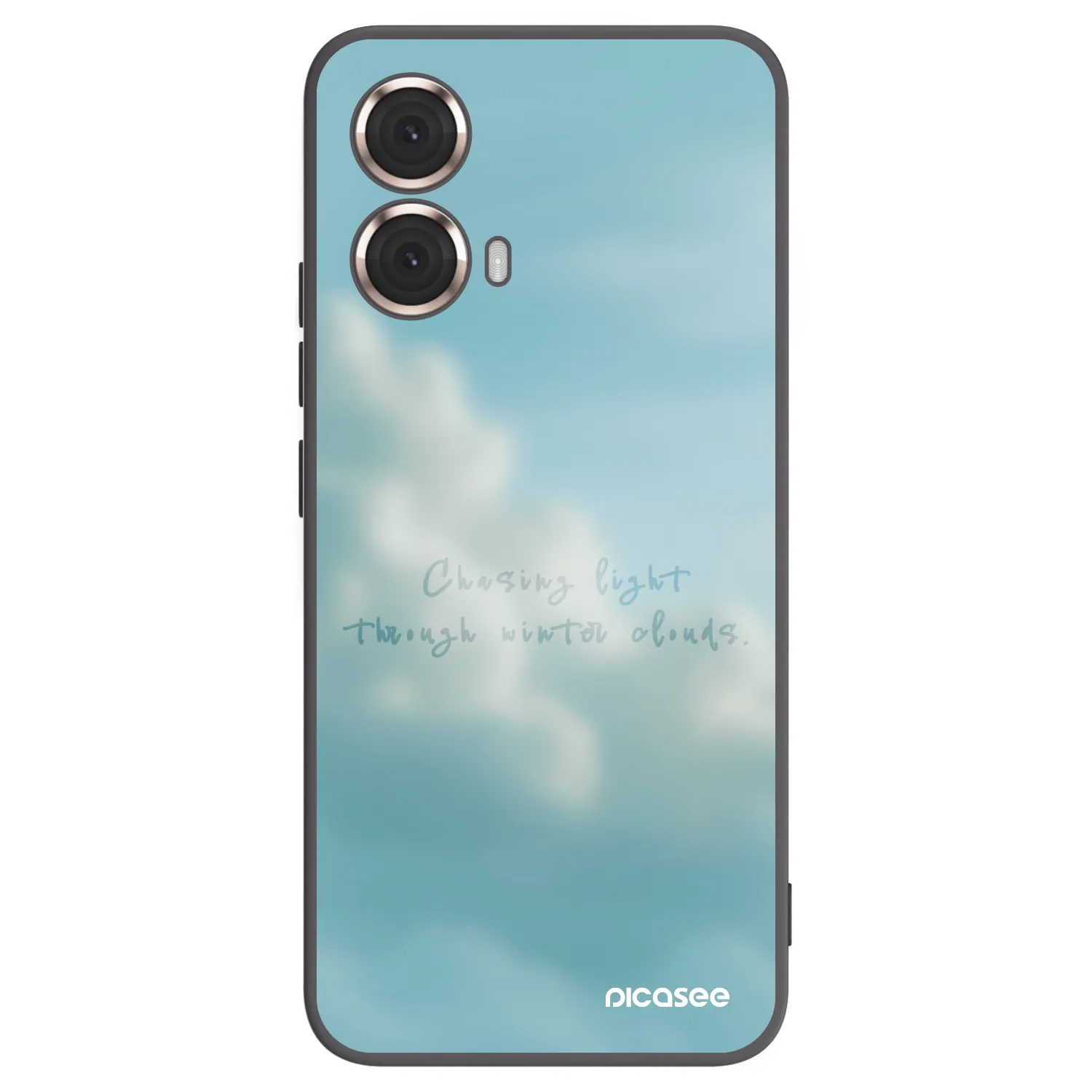 Picasee silikonový černý obal pro Motorola Moto G85 - CHASiNG LIGHT