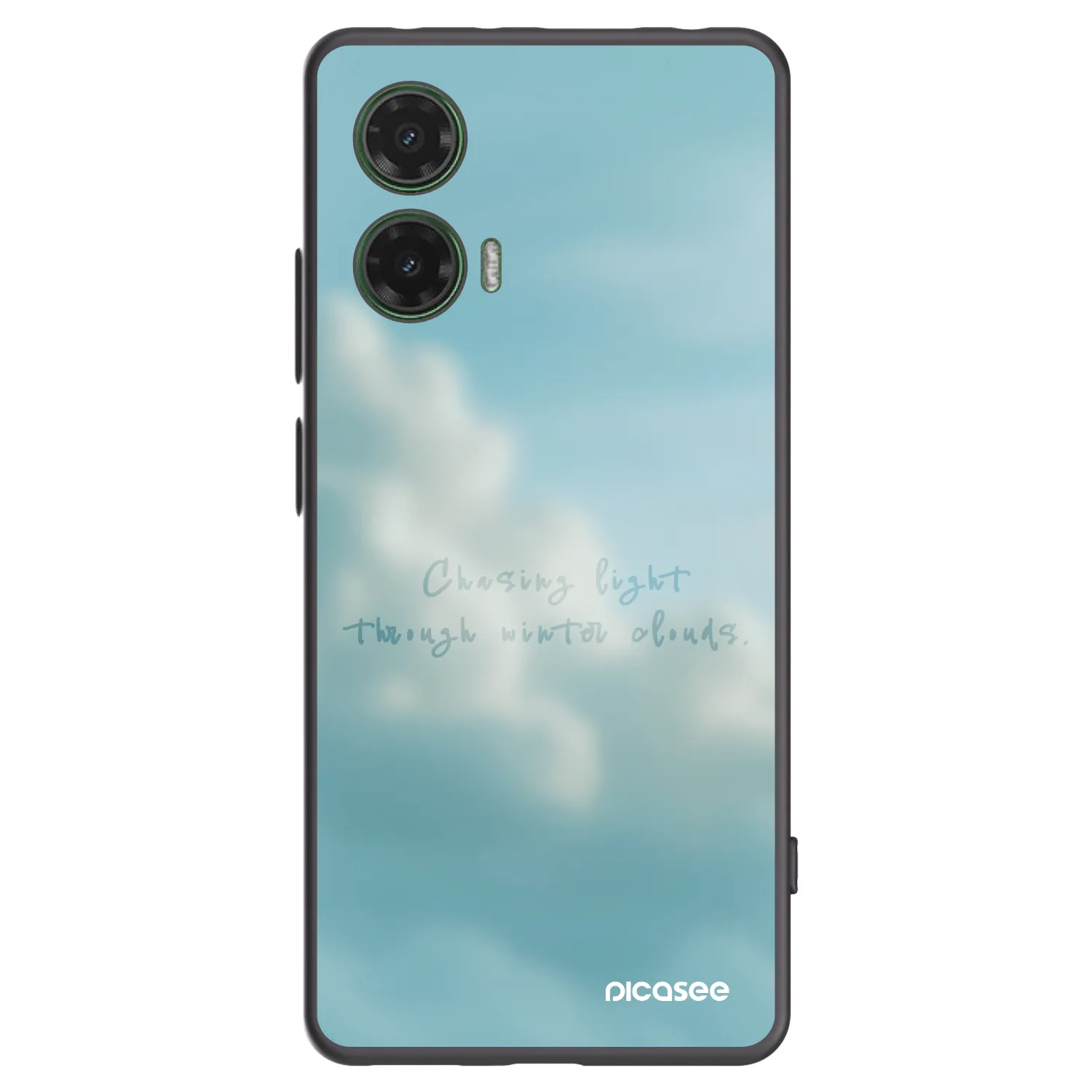 Picasee silikonový černý obal pro Motorola Moto G35 5G - CHASiNG LIGHT