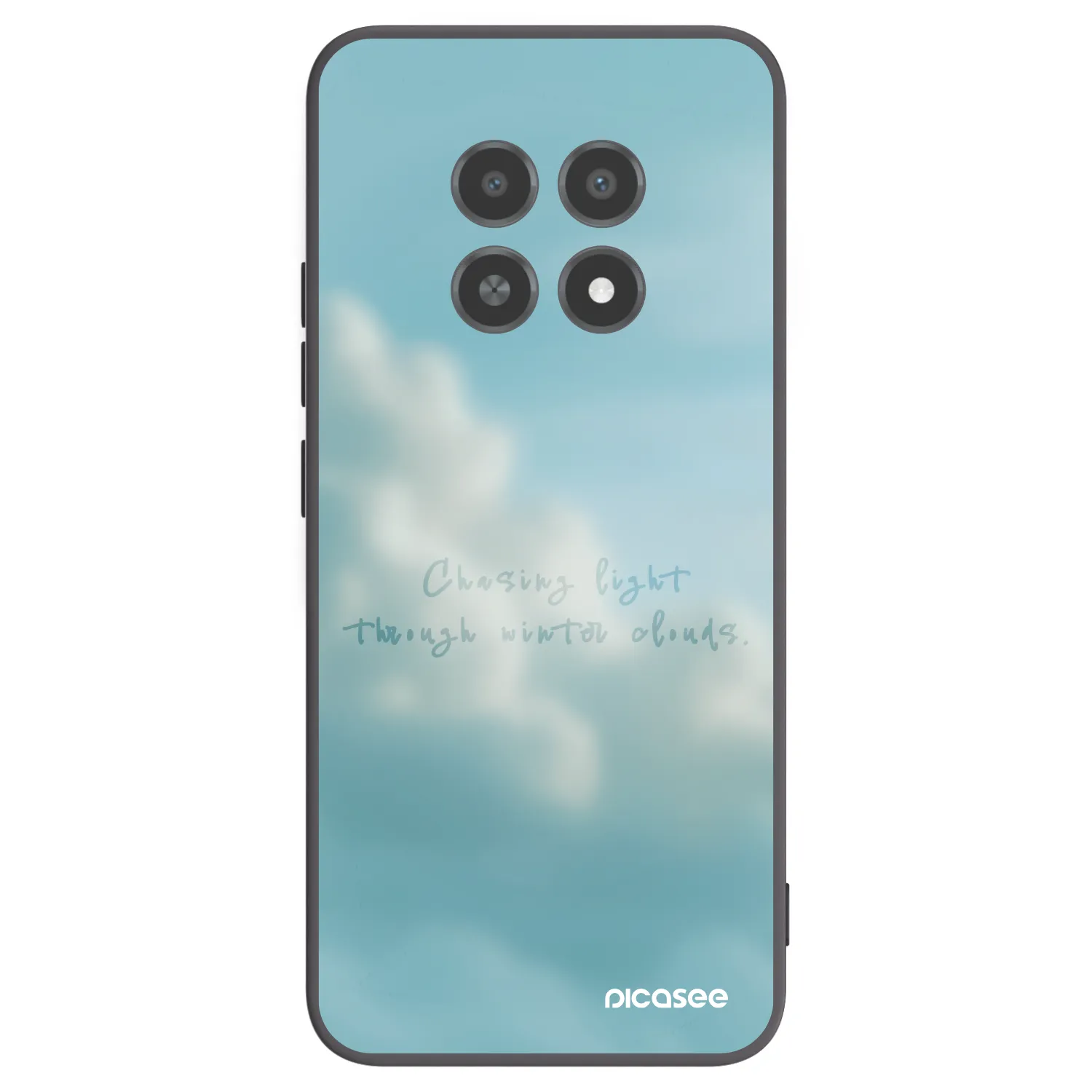 Picasee silikonový černý obal pro Realme 12X - CHASiNG LIGHT