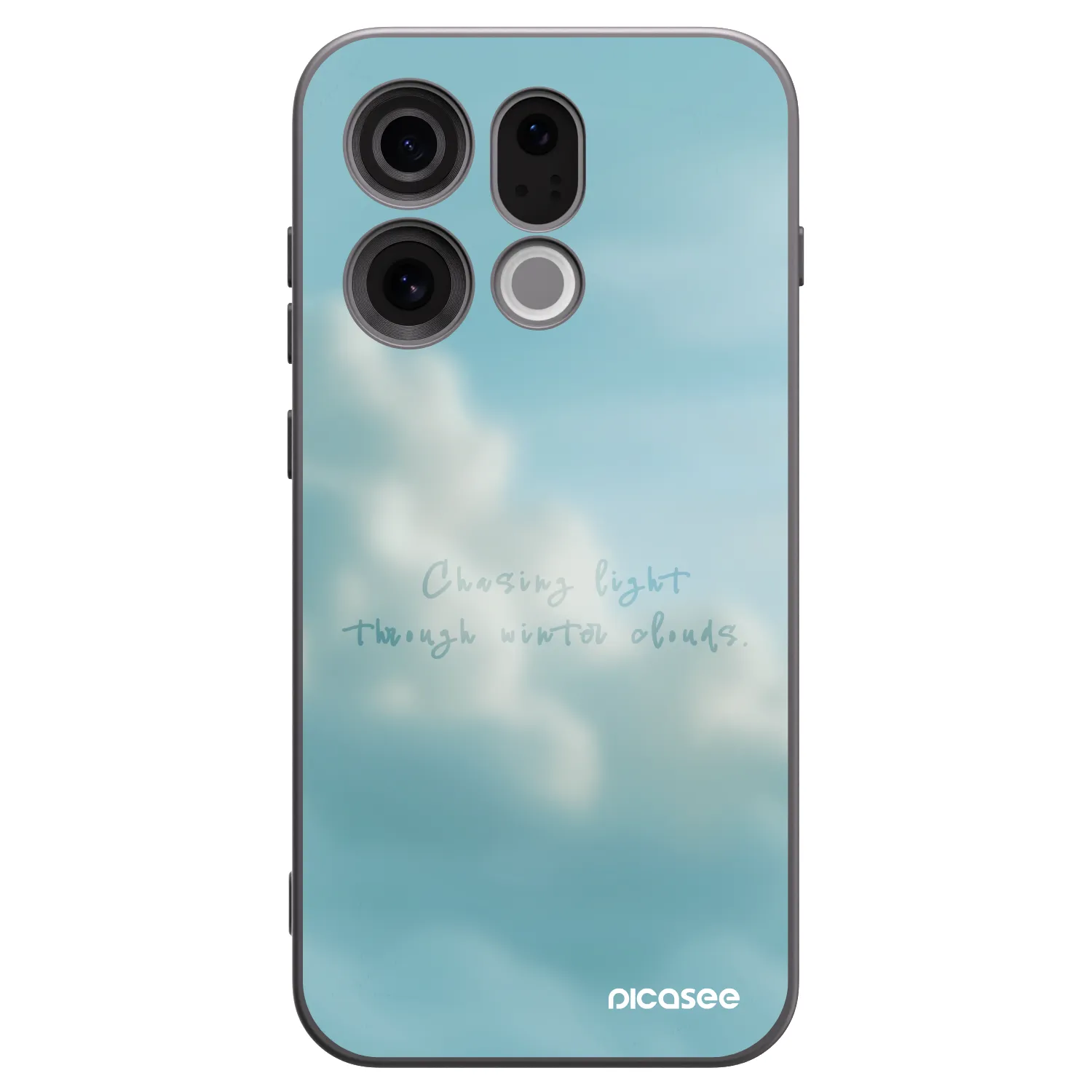 Picasee silikonový černý obal pro OPPO Find X9 - CHASiNG LIGHT