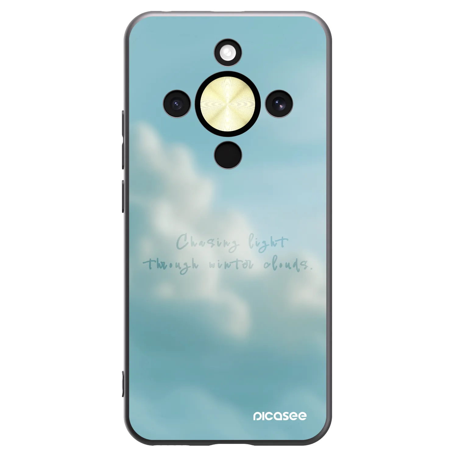 Picasee silikonový černý obal pro Honor Magic8 Lite 5G - CHASiNG LIGHT