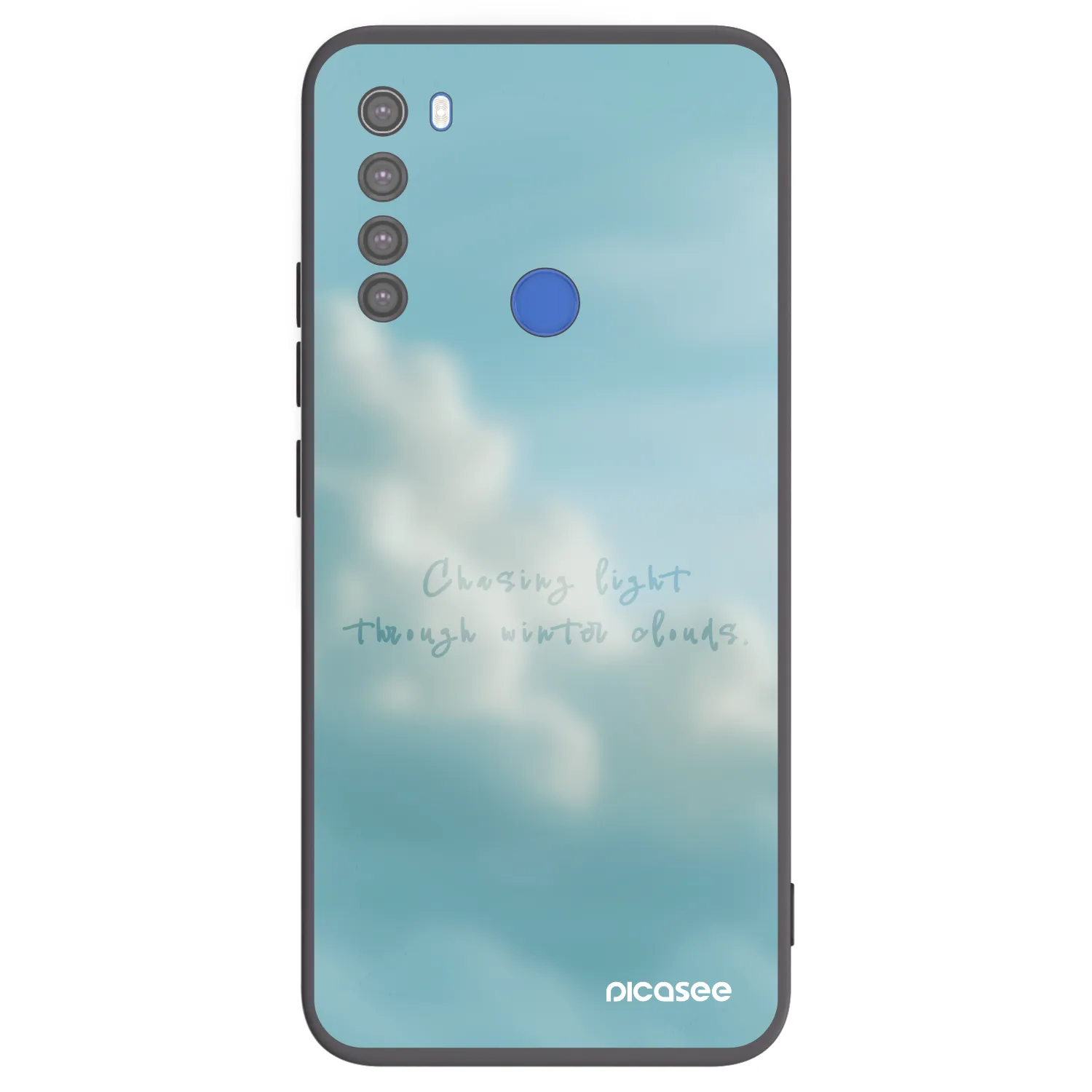 Picasee silikonový černý obal pro Xiaomi Redmi Note 8T - CHASiNG LIGHT