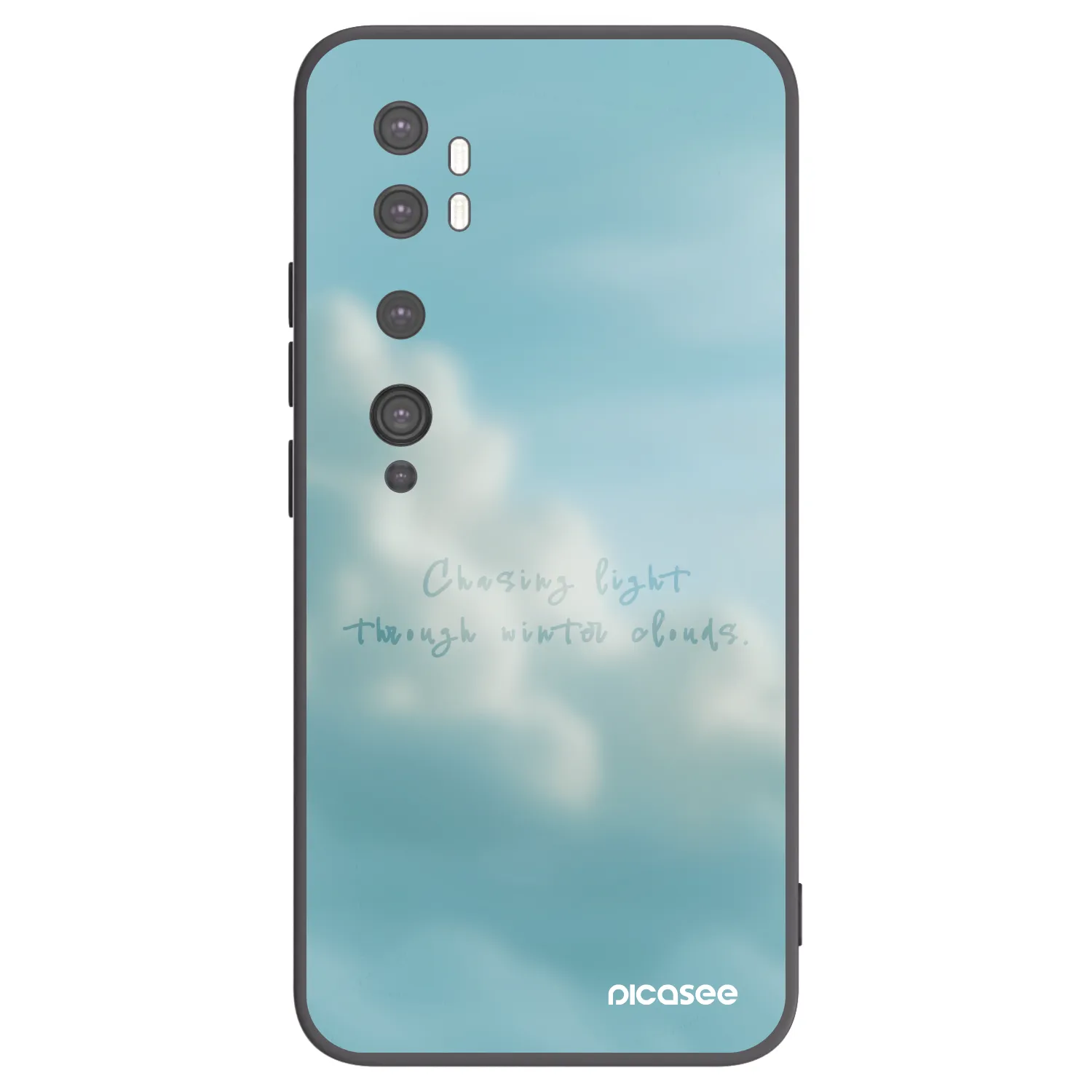 Picasee silikonový černý obal pro Xiaomi Mi Note 10 (Pro) - CHASiNG LIGHT