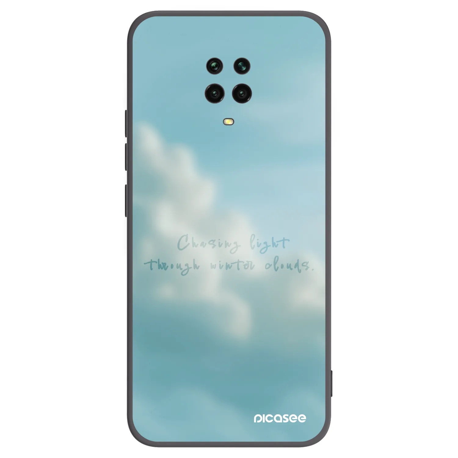 Picasee silikonový černý obal pro Xiaomi Redmi Note 9 Pro - CHASiNG LIGHT