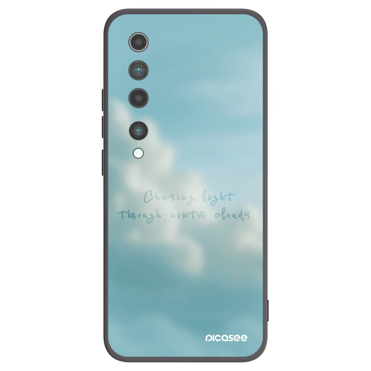 Picasee silikonový černý obal pro Xiaomi Mi 10 - CHASiNG LIGHT