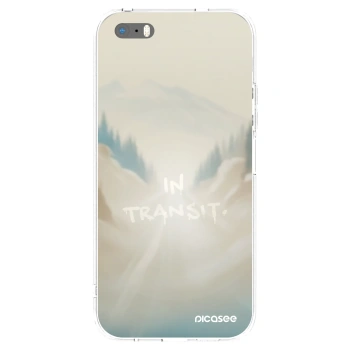 Picasee silikonový průhledný obal pro Apple iPhone 5/5S/SE - IN TRANSIT