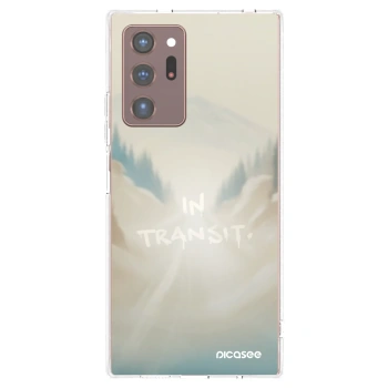 Picasee silikonový průhledný obal pro Samsung Galaxy Note 20 Ultra - IN TRANSIT