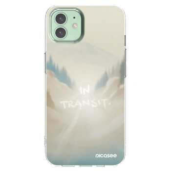 Picasee silikonový průhledný obal pro Apple iPhone 12 - IN TRANSIT