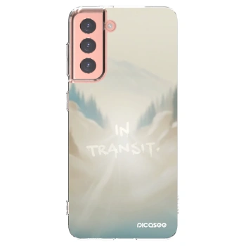 Picasee silikonový průhledný obal pro Samsung Galaxy S21 5G G991B - IN TRANSIT