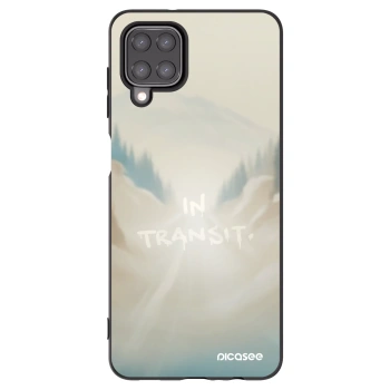 Picasee silikonový černý obal pro Samsung Galaxy A12 A125F - IN TRANSIT