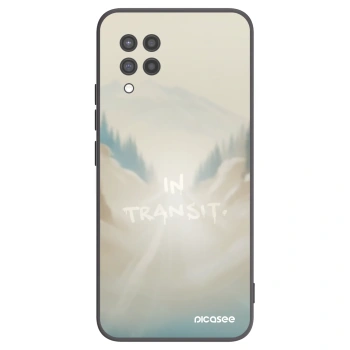 Picasee silikonový černý obal pro Samsung Galaxy A42 A426B - IN TRANSIT