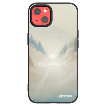 Picasee silikonový černý obal pro Apple iPhone 13 - IN TRANSIT