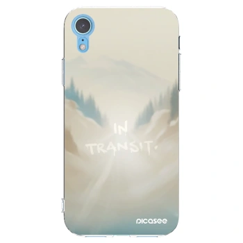 Picasee silikonový průhledný obal pro Apple iPhone XR - IN TRANSIT