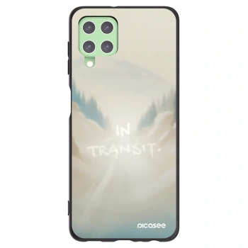 Picasee silikonový černý obal pro Samsung Galaxy A22 A225F 4G - IN TRANSIT