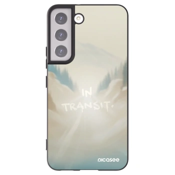 Picasee silikonový černý obal pro Samsung Galaxy S22 5G - IN TRANSIT