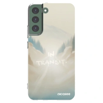 Picasee silikonový průhledný obal pro Samsung Galaxy S22+ 5G - IN TRANSIT