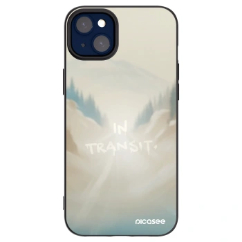 Picasee silikonový černý obal pro Apple iPhone 14 Plus - IN TRANSIT