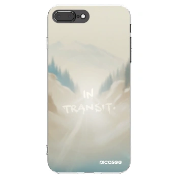 Picasee silikonový průhledný obal pro Apple iPhone 8 Plus - IN TRANSIT