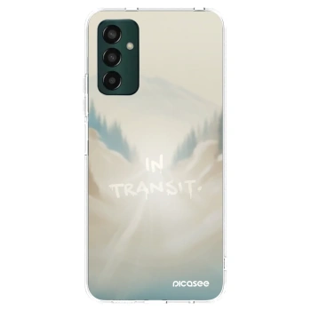 Picasee silikonový průhledný obal pro Samsung Galaxy M13 M135F - IN TRANSIT