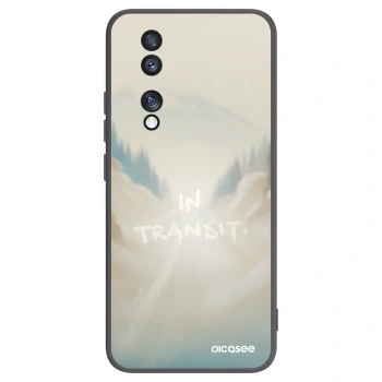 Picasee silikonový černý obal pro Honor 70 - IN TRANSIT