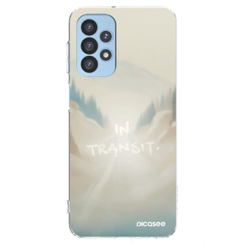 Picasee silikonový průhledný obal pro Samsung Galaxy A23 A235F 4G - IN TRANSIT