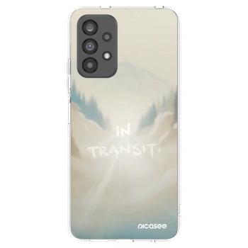 Picasee silikonový průhledný obal pro Samsung Galaxy A73 5G - IN TRANSIT