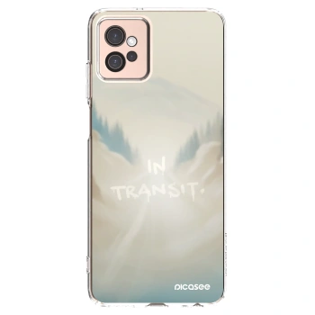 Picasee silikonový průhledný obal pro Motorola Moto G32 - IN TRANSIT