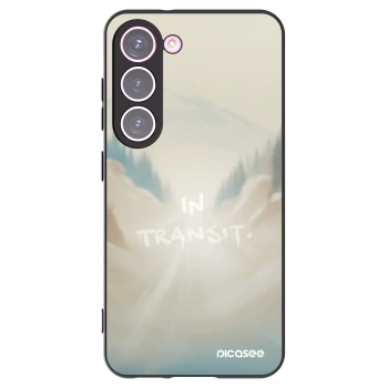 Picasee silikonový černý obal pro Samsung Galaxy S23 5G - IN TRANSIT