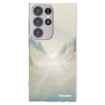 Picasee silikonový průhledný obal pro Samsung Galaxy S23 Ultra 5G - IN TRANSIT