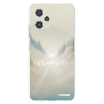 Picasee silikonový průhledný obal pro Xiaomi Redmi Note 12 5G - IN TRANSIT