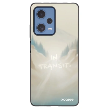 Picasee silikonový černý obal pro Xiaomi Redmi Note 12 Pro 5G - IN TRANSIT