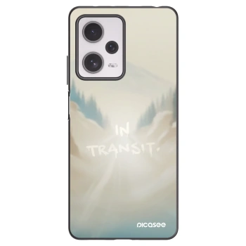 Picasee silikonový černý obal pro Xiaomi Redmi Note 12 Pro+ 5G - IN TRANSIT