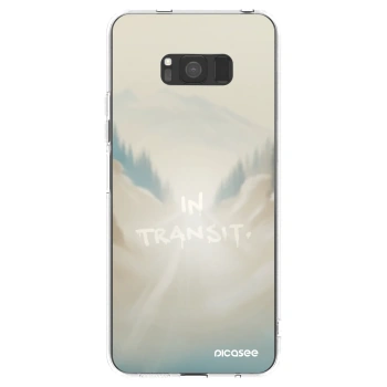 Picasee silikonový průhledný obal pro Samsung Galaxy S8 G950F - IN TRANSIT