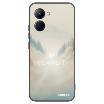 Picasee silikonový černý obal pro Realme C33 (2023) - IN TRANSIT