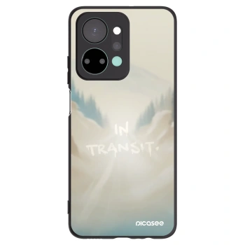 Picasee silikonový černý obal pro Honor X7a - IN TRANSIT