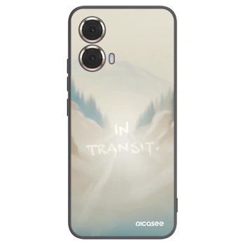 Picasee silikonový černý obal pro Motorola Moto G85 - IN TRANSIT