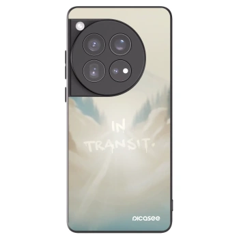 Picasee silikonový černý obal pro OnePlus 12 5G - IN TRANSIT