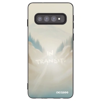 Picasee silikonový černý obal pro Samsung Galaxy S10 G973 - IN TRANSIT