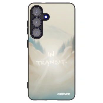 Picasee silikonový černý obal pro Samsung Galaxy S25 5G - IN TRANSIT