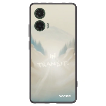 Picasee silikonový černý obal pro Motorola Moto G35 5G - IN TRANSIT