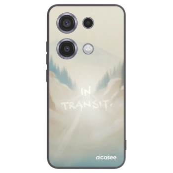Picasee silikonový černý obal pro Xiaomi Redmi Note 14S - IN TRANSIT