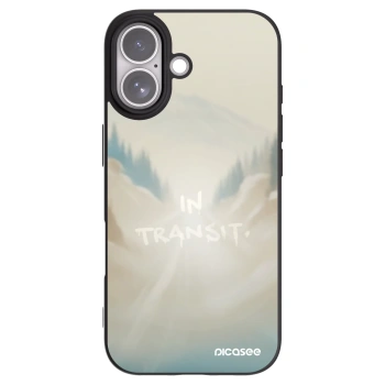 Picasee silikonový černý obal pro Apple iPhone 17 - IN TRANSIT